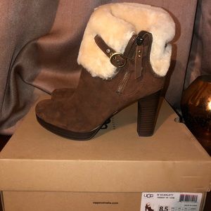 *BRAND NEW* UGG SCARLETT BOOTS IN BROWN (sz 8.5)